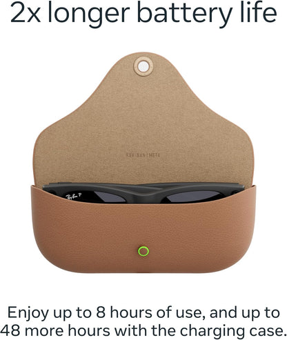 Ray-Ban | Meta Wayfarer (Gen 2) - Matte Black, Polarized Gradient Graphite Lenses