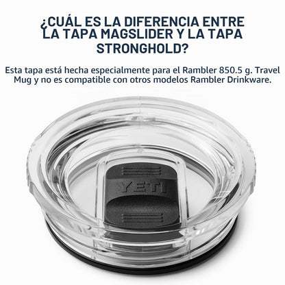 YETI Rambler Taza de viaje de 30 oz (887 ml) con tapa Stronghold – Lowcountry Peach – foto 7