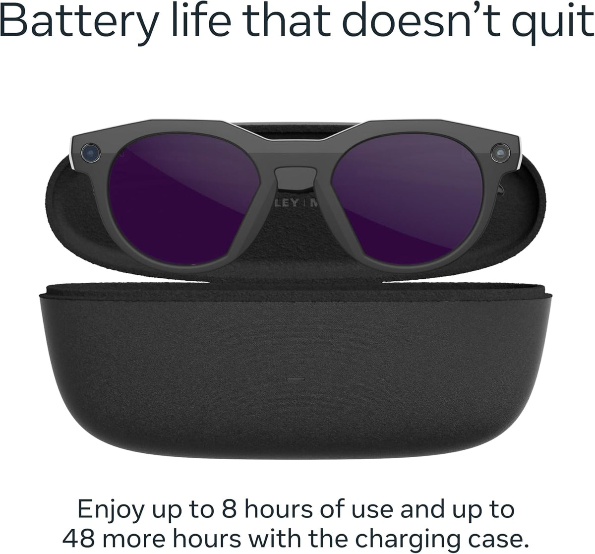 Oakley | Meta HSTN - con Meta AI y compatibilidad de audio, foto y video - Black, Clear to Amethyst Transitions®