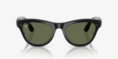 Ray-Ban |  META SKYLER Sunglasses in Black and G-15 Green