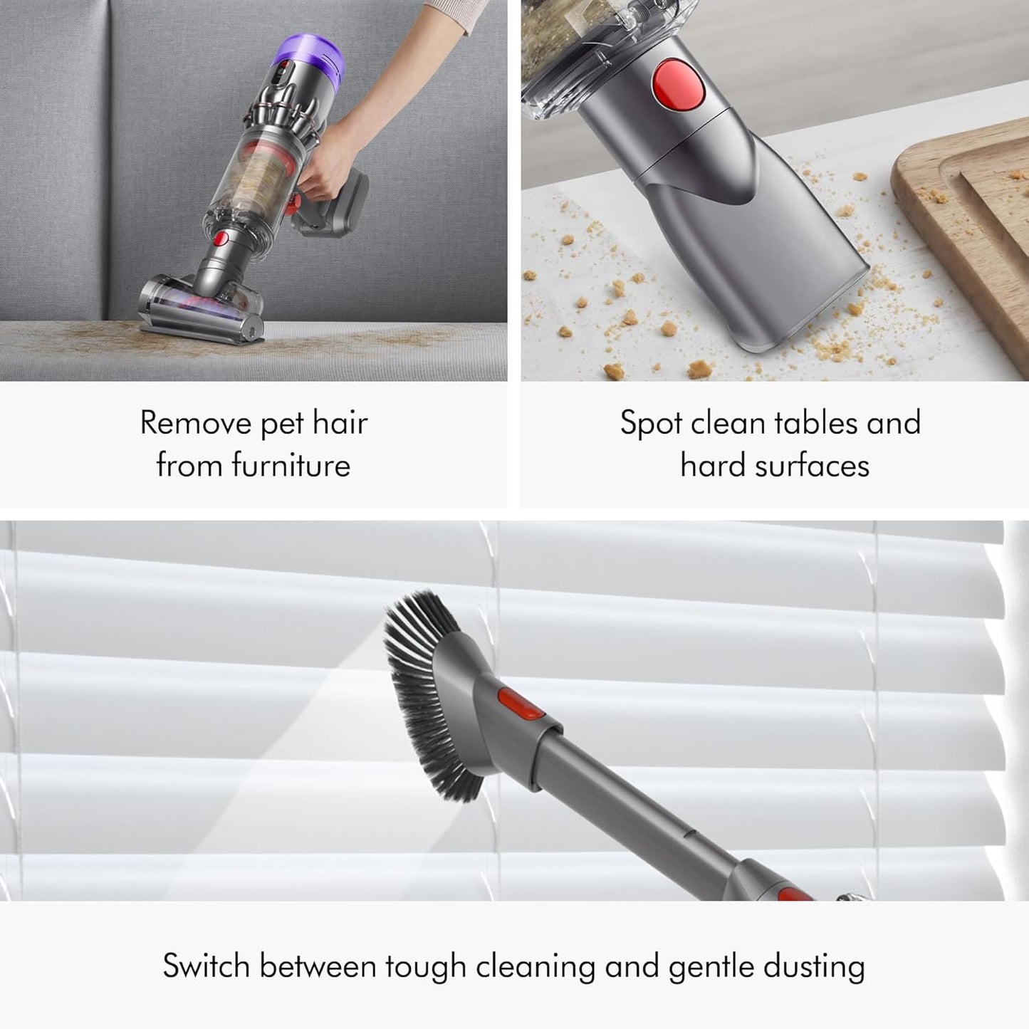 Dyson Humdinger Aspiradora de Mano, Plata