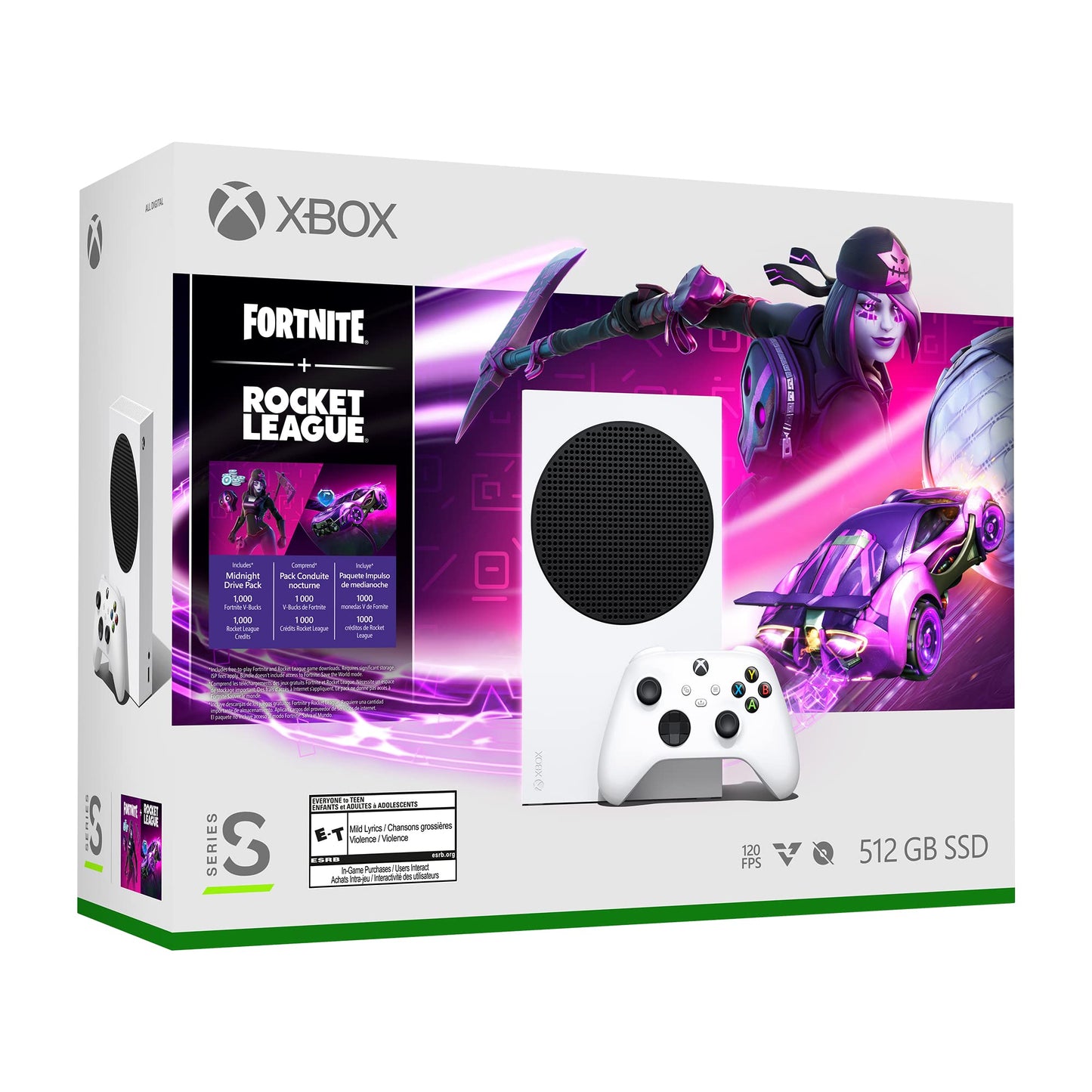 Xbox Series S Fortnite - Versión Internacional - Paquete Series S + Versión Internacional Edition