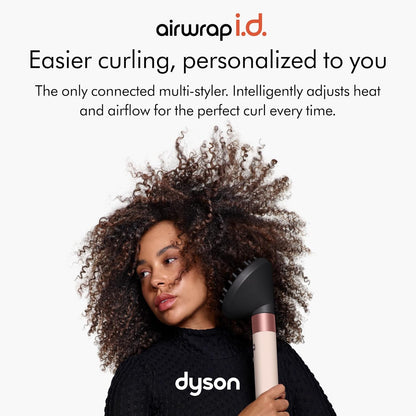 Dyson Airwrap i.d.™ Curly+Coily de cerámica rosa y oro rosa