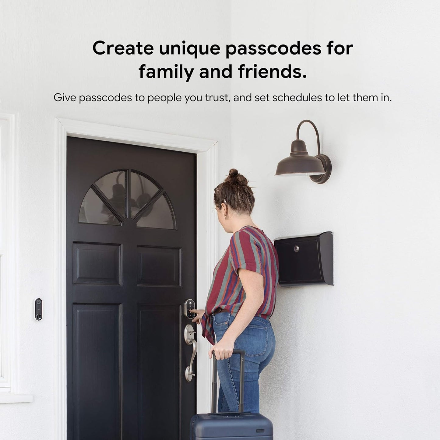 Google Nest x Yale Lock with Nest Connect, Satin Nickel