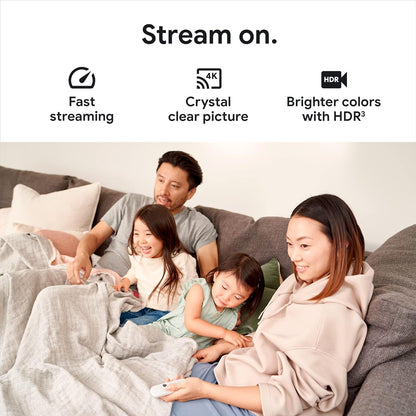 Google Chromecast With Google Tv De Voz 4k 8gb Con 2gb De Memoria Ram - Blanco