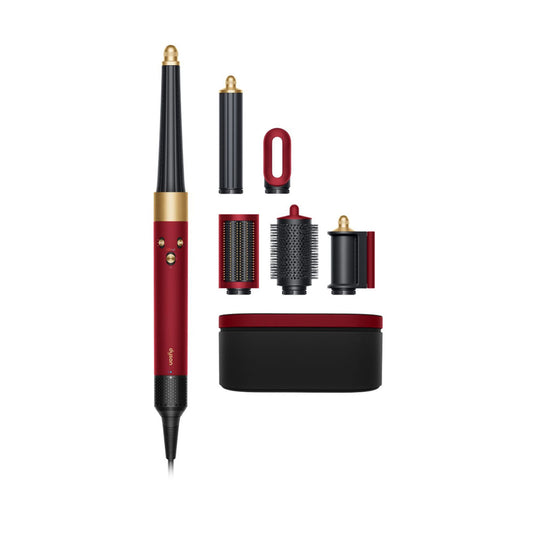 Dyson Airwrap i.d Straight + Wavy Red Velvet + Gold - New