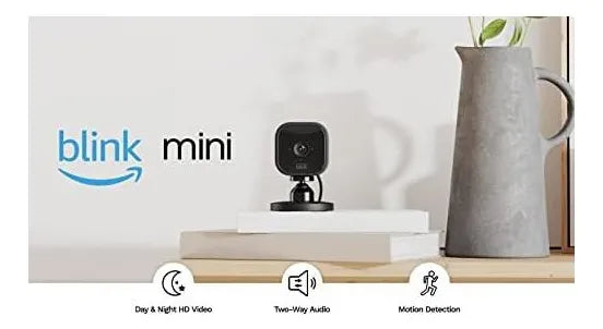 Blink Mini: Cámara Seguridad Inteligente Enchufable Y Video