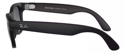 Lentes inteligentes Ray-Ban Meta Wayfarer Gen 1 en negro mate con micas polarizadas grafito degradado – foto 3