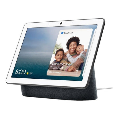 Google Nest Hub Max con asistente virtual Google Assistant, pantalla integrada de 10" - Negro