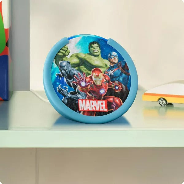 Amazon Echo Pop Kids Con Asistente Virtual Alexa Marvel