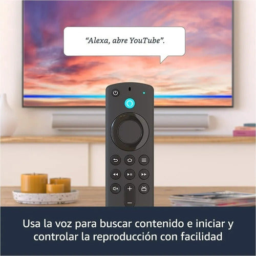 Amazon Fire TV Stick 4K con control remoto por voz Alexa