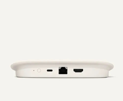 Reproductor de streaming Google TV Streamer 4K en color porcelana con control remoto por voz – foto 2