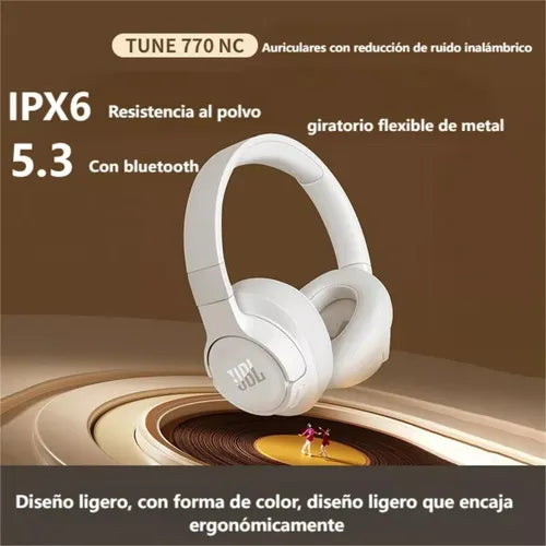 Audifonos Jbl Tune 520 Bt Bluetooth On Ear Color Blanco