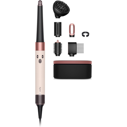 Dyson Airwrap i.d.™ Curly+Coily de cerámica rosa y oro rosa