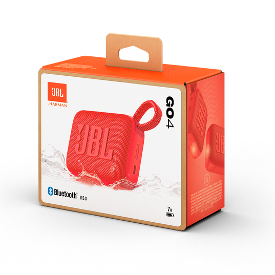 JBL Altavoz impermeable Go 4 Jbl Bluetooth 4.2 W, color ROJO