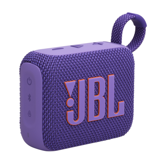 JBL Go 4 Bocina Portátil Bluetooth, 4.2W de Potencia, Reproducción 7 Horas, Resistente al Agua y al Polvo IP67 - Morado