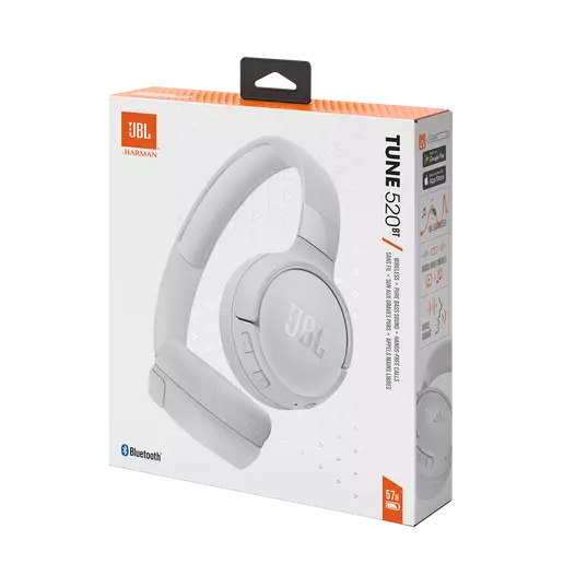 Audífonos inalámbricos JBL Tune 520BT on-ear - Blanco