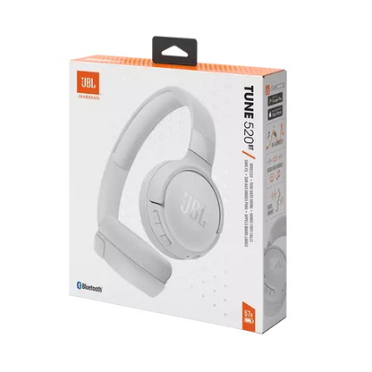 Audífonos inalámbricos JBL Tune 520BT on-ear - Blanco
