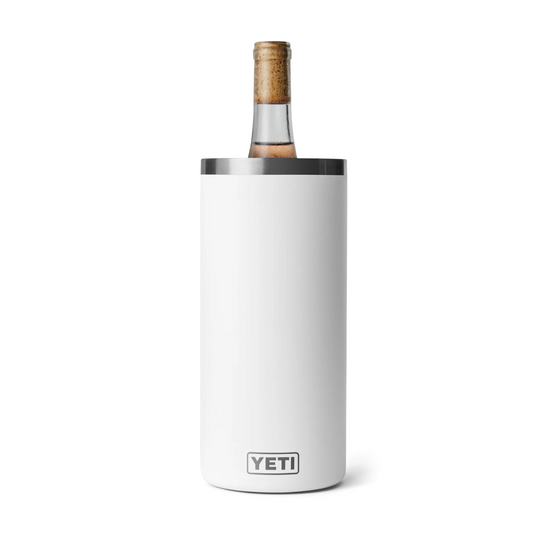 YETI Rambler - Enfriador de vino, se adapta a la mayoría de botellas de vino, color BLANCO