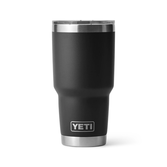 30oz YETI Rambler de acero inoxidable con tapa MagSlider - Negro / 30 onzas / 887 ml
