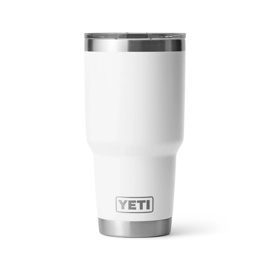 30oz YETI Rambler de acero inoxidable con tapa MagSlider - Blanco / 30 onzas / 887 ml