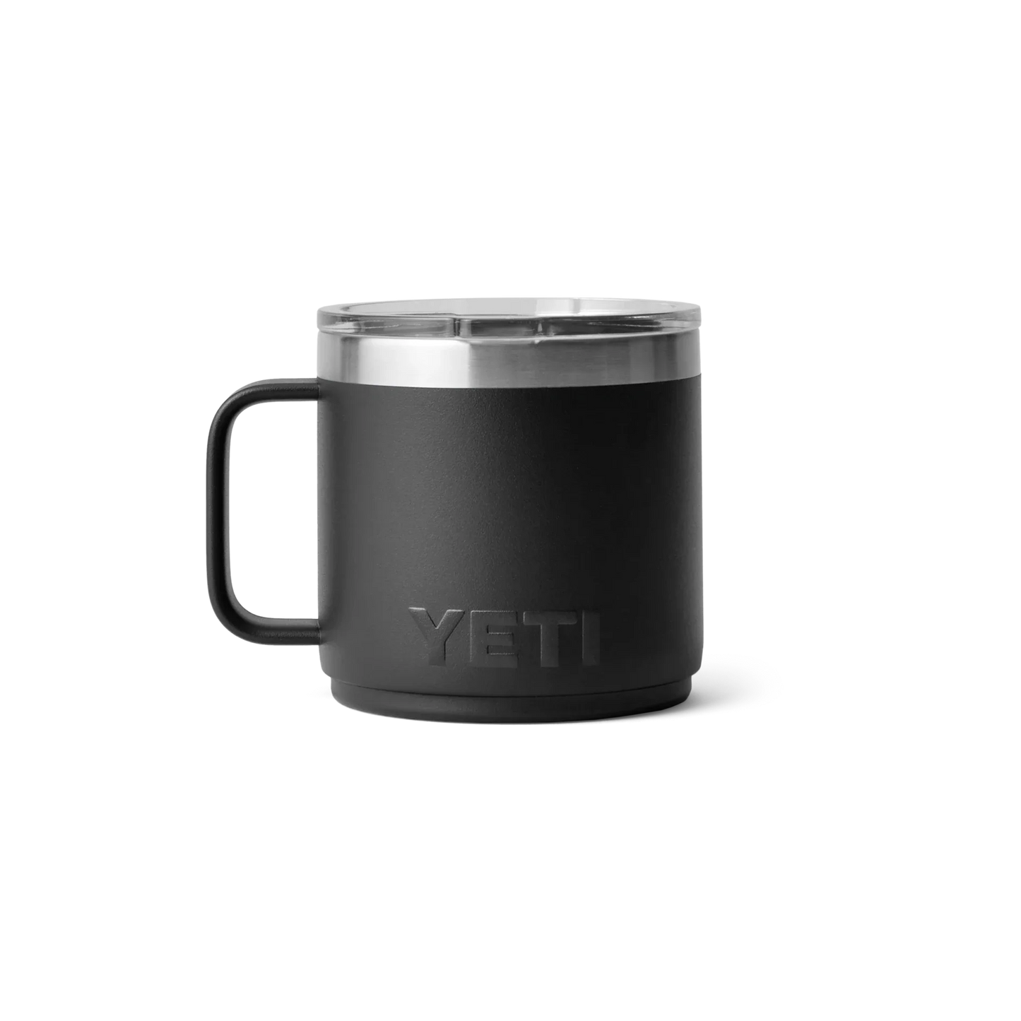 YETI Rambler - Vaso aislado al vacío de 414 ml, de acero inoxidable, con tapa MagSlider - Negro