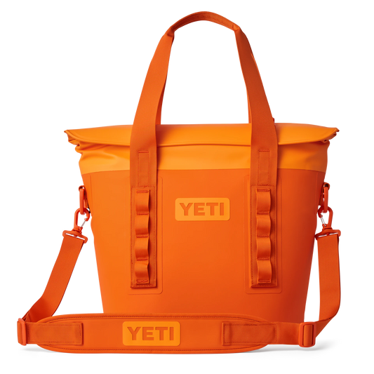YETI Hopper M15 - Mochila enfriadora de lados suaves con acceso MagShield, color naranja