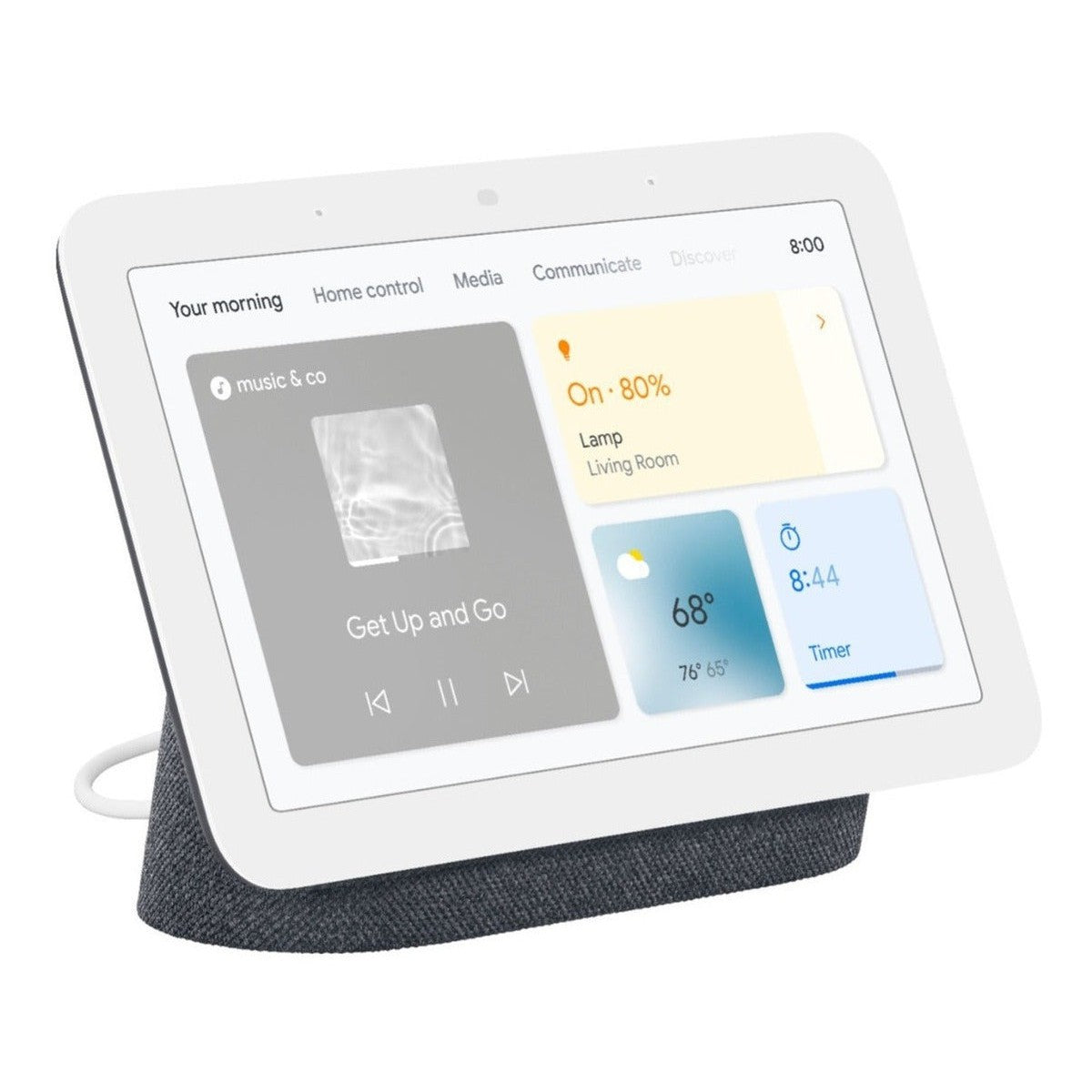 Google Nest Hub 2nd Gen Con Asistente Virtual Google Assistant, Pantalla Integrada De 7" - Charcoal