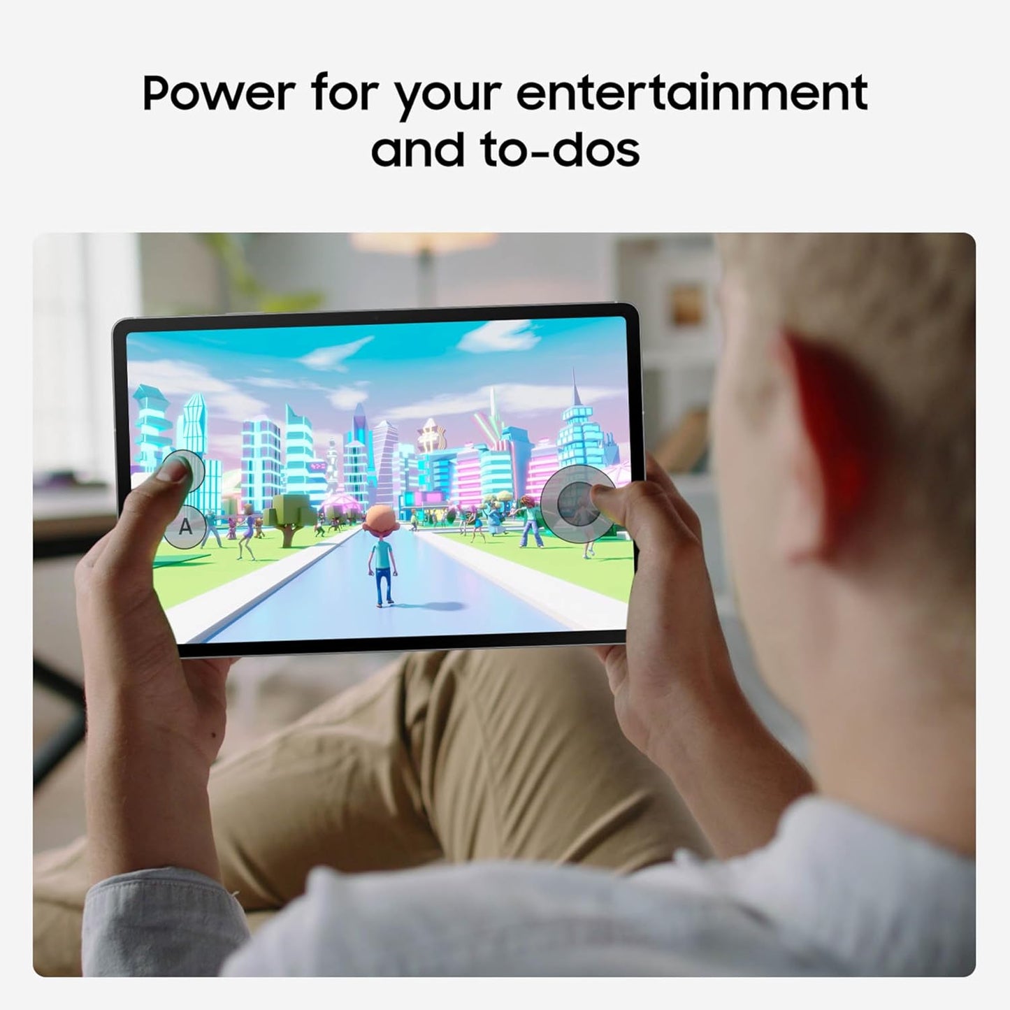 Samsung Galaxy Tab S10 FE+ 13.1" 256GB WiFi Android Tablet visualización Grande, batería de Larga duración, procesador Exynos 1580, IP68, Resistente al Agua, actualización de 90 Hz, S Pen para Tomar