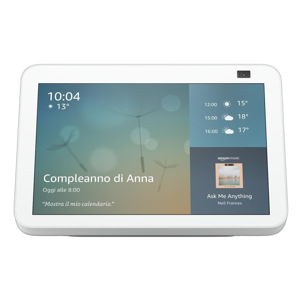 Pantalla inteligente Amazon Echo Show 8 2a generación con Alexa en color blanco