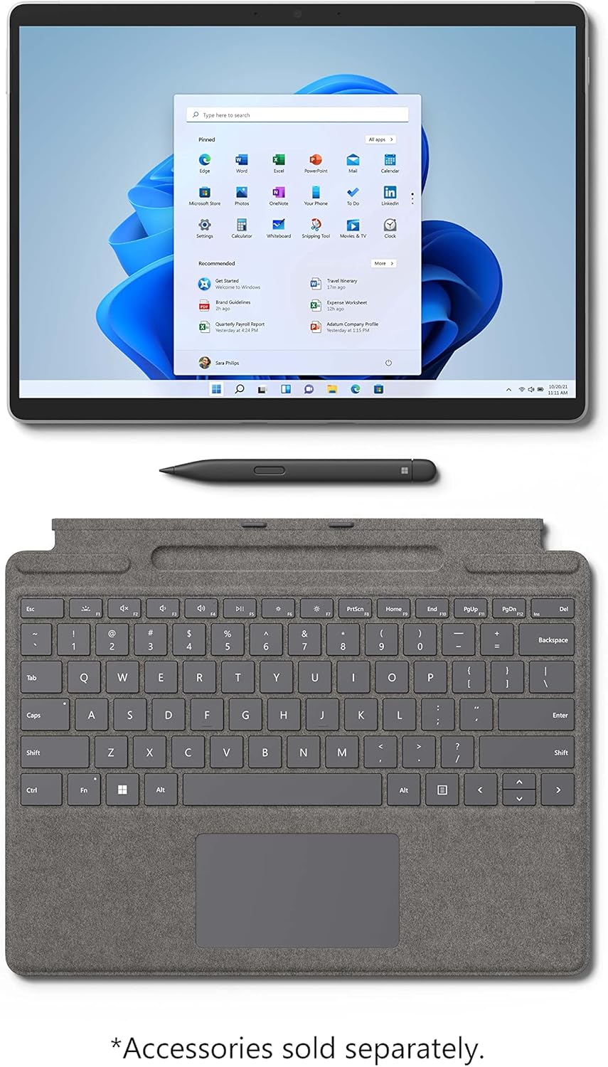Microsoft Surface Pro visualización táctil de 8 a 13 pulgadas - Memoria Intel® Core™ i5-8 GB - SSD de 128 GB - Solo dispositivo - Platino