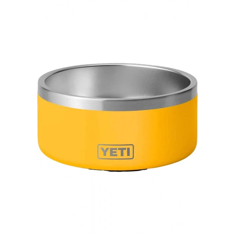 YETI Boomer 4, Acero Inoxidable, tazón Antideslizante para Perro, Capacidad para 32 onzas - Amarillo