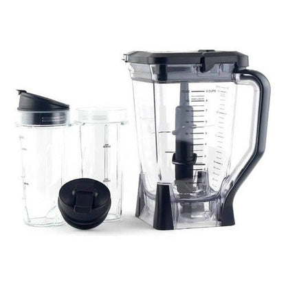 Licuadora Ninja Professional BL660 plateada con jarra y 2 vasos Nutri Ninja para llevar